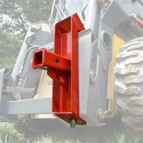 mini skid steer hitch receiver|skid steer ball hitch attachment.